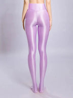 New Glossy Shiny Nylon Pantyhose Peach Hip Yoga Pants Elastic Fitness Push Up Leggings Tighs Collant Stocking Strumpfhose Panty