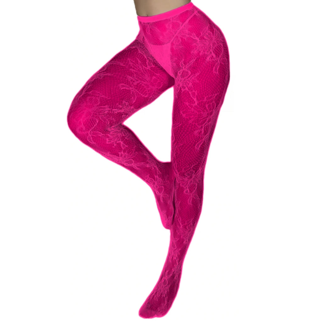 European Pantyhose for Women Lingerie Sexy High Waist Panty hose Plus Size Lingerie High Stockings Tights Hot Pink Blue White