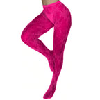 European Pantyhose for Women Lingerie Sexy High Waist Panty hose Plus Size Lingerie High Stockings Tights Hot Pink Blue White