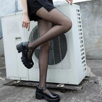Pantyhose female Spring/Autumn Thin Black White Solid Color Stockings for Women 1/5 Pairs